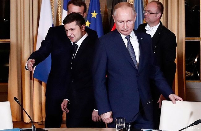 ゼレンスキー大統領とプーチン大統領