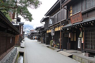高山の古い町並み